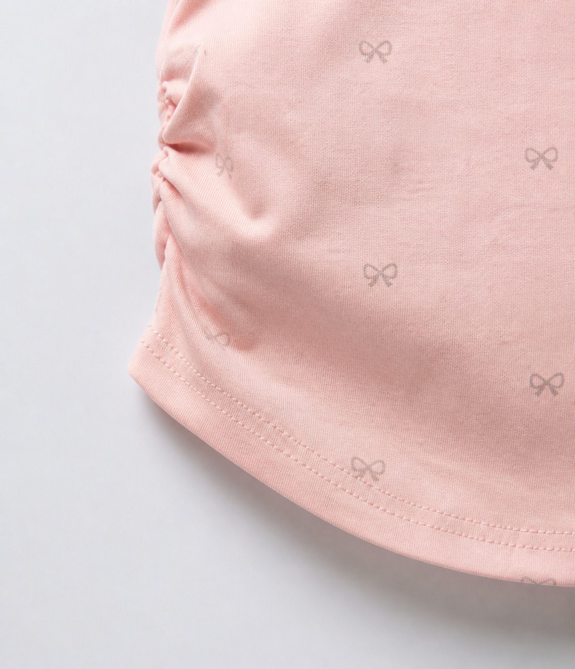 T-Shirt rose bonbon a noeud – Image 3